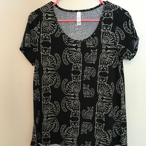 Lularoe cat shirt
